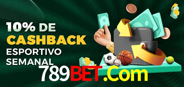 10% de bônus de cashback na 789Bet.Com